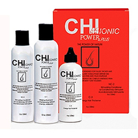 CHI 44 Ionic Power Plus Hair Loss Kit For Chemically Treated and Dry Hair - Набор Чи Пауэр плюс для химически обработанных волос 250 мл+150 мл+120 мл