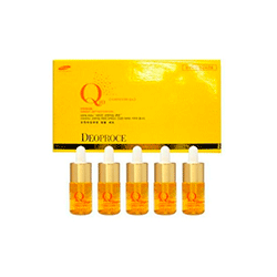 Deoproce Coenzyme Q10 Firming Ampoule Set - Сыворотка ампульная для лица с коэнзим Q10 5*10 мл