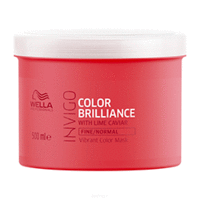 Wella Invigo Color Brilliance - Маска-уход для защиты цвета окрашенных нормальных и тонких волос 500 мл