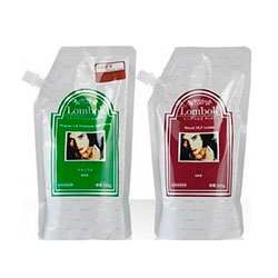 Gain Cosmetic Black Lombok Original Set Mahogana Brown - Система для ламинирования волос (красное дерево-коричневая) 2*500 г