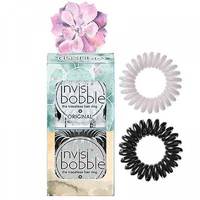 Invisibobble Original Desert Bloom Stuck On You - Набор резинок для волос (серый/черный)