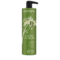 Selective Natural Flowers Nutri Shampoo - Шампунь питательный для восстановления волос 1000 мл