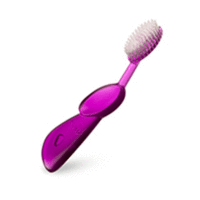 Radius Toothbrush Original - Щетка зубная классическая фиолетовая (для левшей)