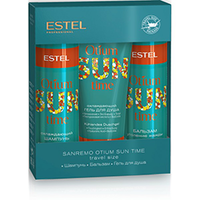 Estel Professional Otium Sun Time Sanremo Travel Size - Набор cан-ремо (шампунь для волос,бальзам для волос,гель для душа)