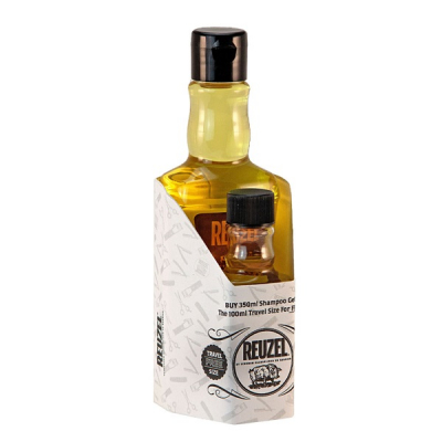 Reuzel Road Trip Daily Shampoo - Мужской набор для волос (шампунь 350 мл + 100 мл)