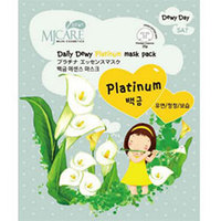 Mijin Cosmetics Care Daily Dewy Mask Pack Platinum - Маска тканевая с платиной 25 г