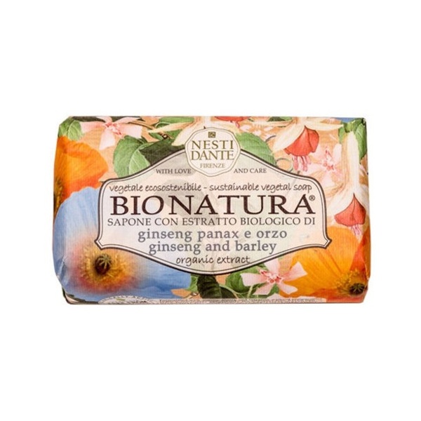 Nesti Dante Bio Natura Ginseng And Barley - Мыло очищающее и увлажняющее женьшень и ячмень 250 гр