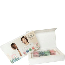 Invisibobble Original Secret Garden - Набор резинок для волос (розовый, голубой, салатовый, оранжевый) 12 шт