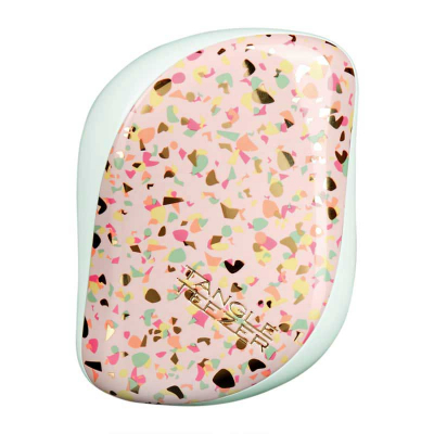 Tangle Teezer Compact Styler Terrazzo - Расческа для волос (розовый/золотой/белый)