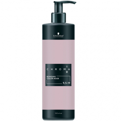 Schwarzkopf Professional Chroma ID Bonding Color Mask - Тонирующая бондинг-маска 9,5-19 светлый блондин сандрэ фиолетовый 500 мл