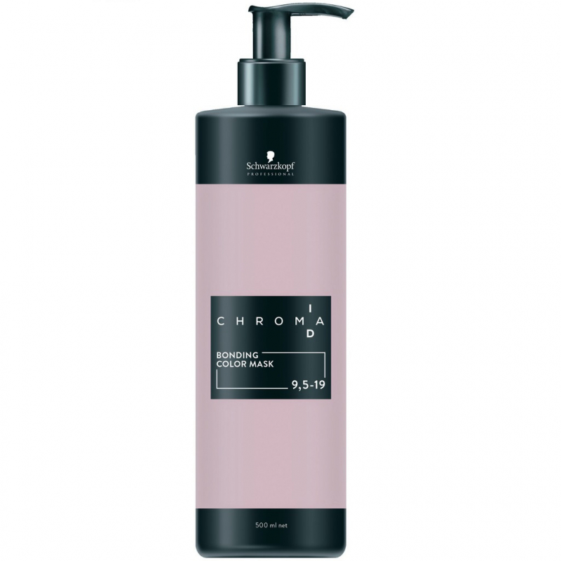 Schwarzkopf Professional Chroma ID Bonding Color Mask - Тонирующая бондинг-маска 9,5-19 светлый блондин сандрэ фиолетовый 500 мл