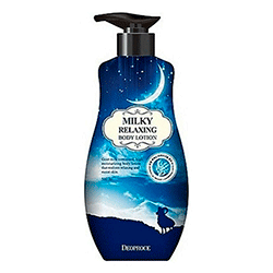 Deoproce Body Milky Relaxing Body Lotion - Лосьон для тела с козьим молоком и лавандой 500 мл