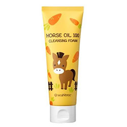 Seantree Horse Oil 100 Cleansing Foam - Пенка для умывания с лошадиным жиром 120 мл