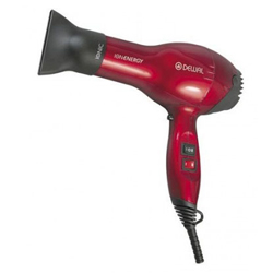 Dewal Ion Energy - Фен, красный, 2 насадки, 2000 Вт