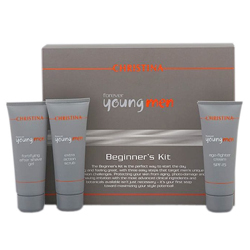 Christina Forever Young Beginners kit - Набор для ухода за кожей лица для мужчин 3*75 мл