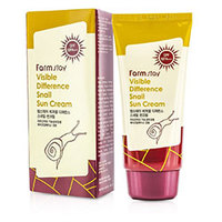 Farmstay Visible Difference Snail Sun Cream - Крем улиточный солнцезащитный 180 мл