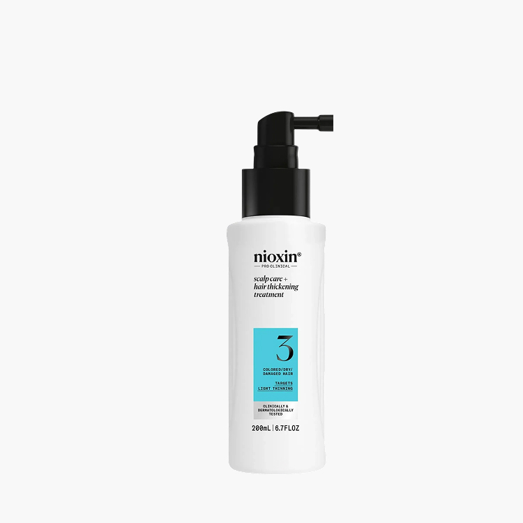 Nioxin System 3 Care+Hair Thickening Treatment - Маска для восстановления кожи головы и блеска волос (Система 3) 200 мл