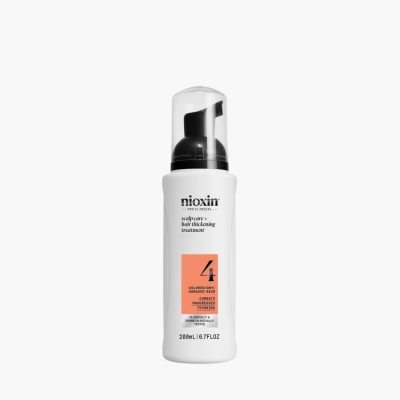 Nioxin System 4 Care+Hair Thickening Treatment - Маска для объёма и восстановления поврежденных волос (Система 4) 200 мл