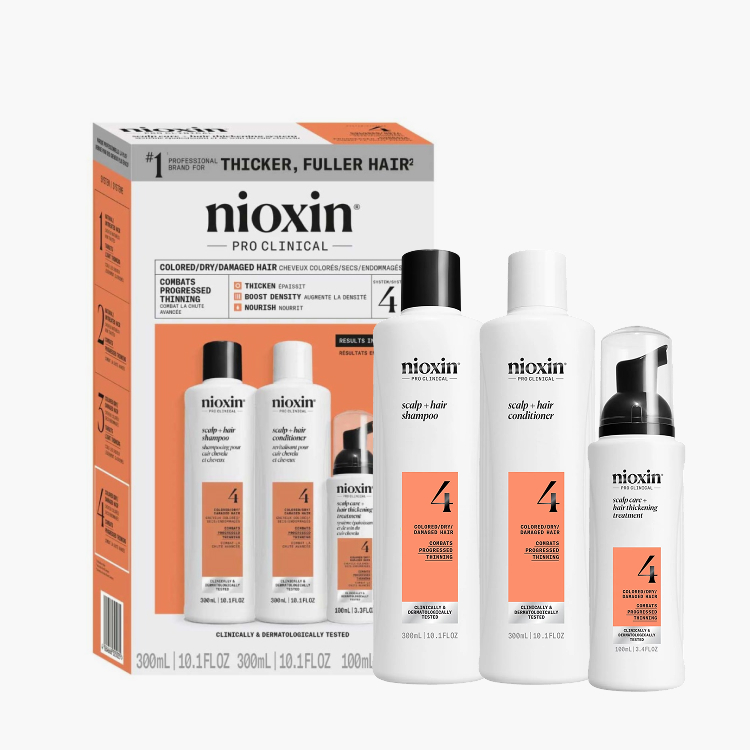 Nioxin Starter Kit System 4 - Набор (cистема 4) 300 мл+300 мл+100 мл