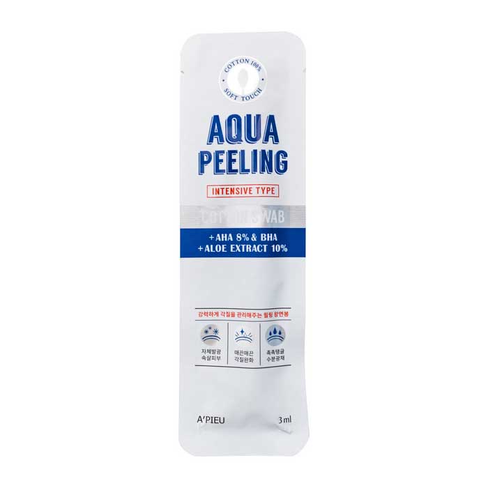 A'pieu Aqua Peeling Cotton Swab Intensive - Палочки очищающие для лица с ана кислотами 3 мл