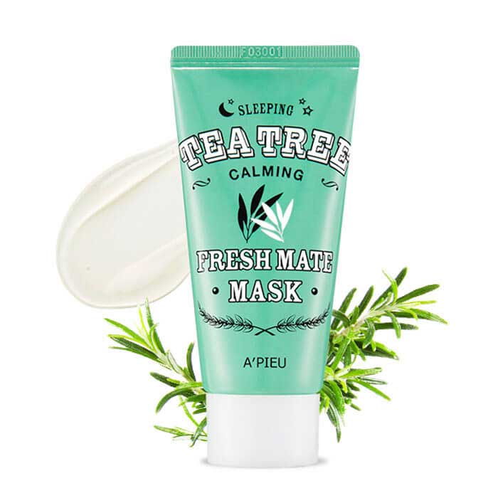 A'pieu Fresh Mate Tea Tree Mask Calming - Маска для лица ночная успокаивающая 50 мл