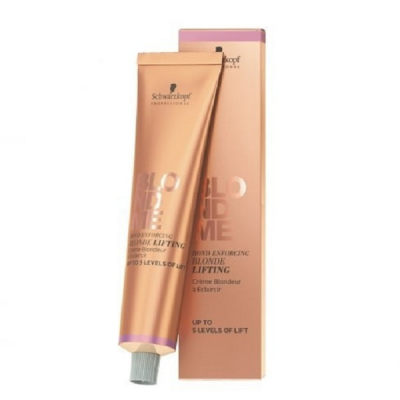 Schwarzkopf BlondMe Bond Enforcing Lift and Blend Ash - Осветляющий бондинг-крем для седых волос пепел 60 мл