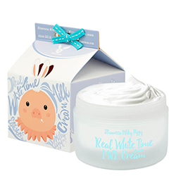 Elizavecca Milky Piggy Real White Time Milk Cream - Крем для лица осветляющий 100 мл