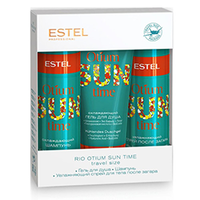 Estel Professional Otium Sun Time Rio Travel Size - Набор рио (шампунь для волос,спрей для тела после загара,гель для душа)