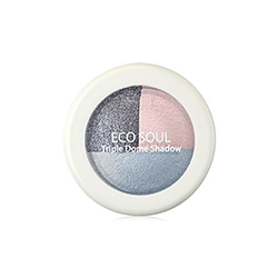 The Saem Eyе Eco Soul Triple Dome Shadow - Тени для век тройные тон BL01 6,5 г