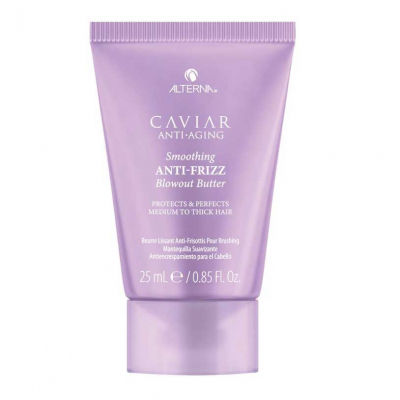 Alterna Caviar Anti-Aging Smoothing Anti-Frizz Blowout Butter - Полирующий крем-масло для зеркального блеска и гладкости волос 25 мл