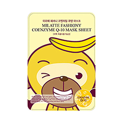 Milatte Fashiony Coenzyme Q 10 Mask Sheet - Маска тканевая с коэнзимом 21 г