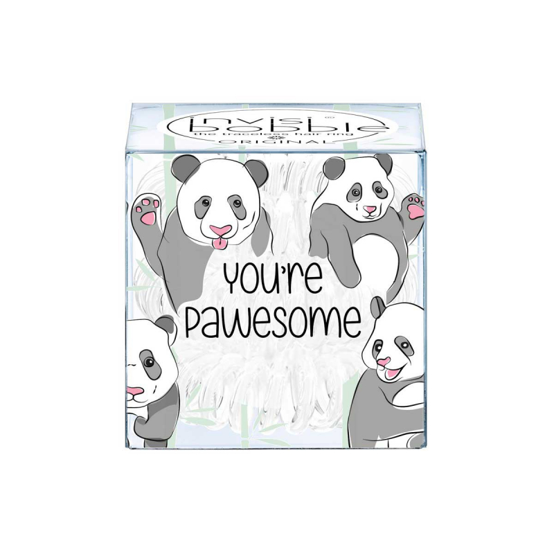 Invisibobble Original You’re Pawesome! - Резинка-браслет для волос (молочный)