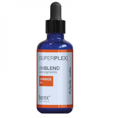 Barex Superplex Uniblend Pure Piaments Orange - Концентрированный пигмент для прямого окрашивания #4 (оранжевый) 50 мл
