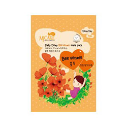 Mijin Cosmetics Care Daily Dewy Mask Pack Bee Venom - Маска тканевая с пчелиным ядом 25 г