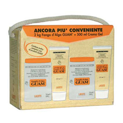 Guam Fanghi D'Alga - Набор для обертывания: Маска антицеллюлитная + Гель-лифтинг укрепляющий 2000 г + 500 мл