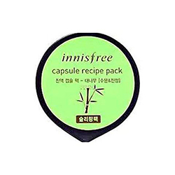 Innisfree Capsule Recipe Pack Bamboo - Маска для лица капсульная (бамбук) 10 мл
