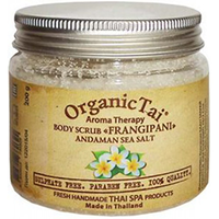 Organic Tai Body Scrab - Скраб для тела на основе соли андаманского моря «франжипани» 200 г