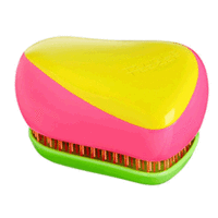 Tangle Teezer Compact Styler Kaleidoscope - Расческа для волос (желтый, зеленый, розовый)