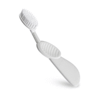 Radius Toothbrush Scuba - Щетка зубная с резиновой ручкой (белая)