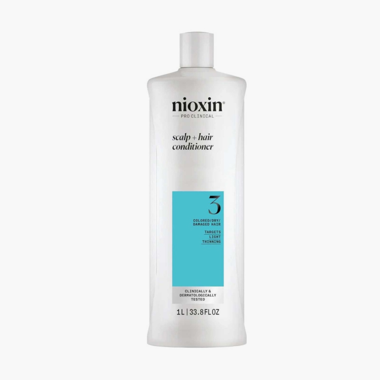 Nioxin System 3 Scalp+Hair Thickening Conditioner - Кондиционер для окрашенных волос с тенденцией к истончению (Система 3) 1000 мл