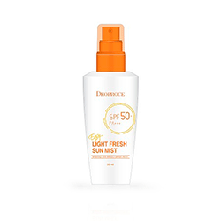Deoproce Easy Light Fresh Sun Mist - Мист для лица и тела солнцезащитный 80 мл