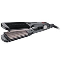 BaByliss Pro Titanium Tourmaline - Щипцы-гофре для волос с терморегулятором, 60мм, 125Вт, титаново-турмалиновое покрытие