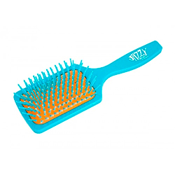 Harizma Professional h10626-0609 - Щётка массажная средняя прямоугольная (голубая-оранжевая)