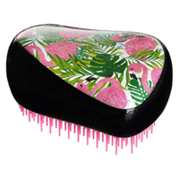 Tangle Teezer Compact Styler Skinny Dip Palm Flami - Расческа для волос "фламинго в пальмах"