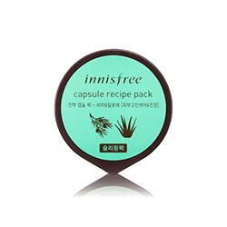 Innisfree Capsule Recipe Pack Bija & Aloe - Маска для лица капсульная (алое биджа) 10 мл