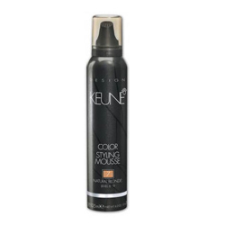 Keune Color Styling Mousse 7 Natural Blonde - Цветной укладочный мусс 7 (натуральный блондин) 125 мл