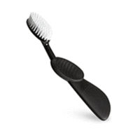 Radius Toothbrush Scuba - Щетка зубная с резиновой ручкой (черная)