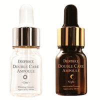 Deoproce Whee Hyang Double Care Ampoule Day and Night Single Pack - Сыворотка для лица антивозрастная 2*13 г