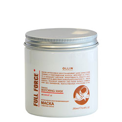 Ollin Full Force Intensive Restoring Mask With Coconut Oil - Интенсивная восстанавливающая маска с маслом кокоса 250 мл