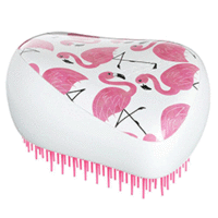 Tangle Teezer Compact Styler Skinny Dip White/Pink - Расческа для волос "фламинго " белая с розовым